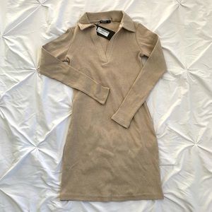 Nasty Gal ribbed mini dress